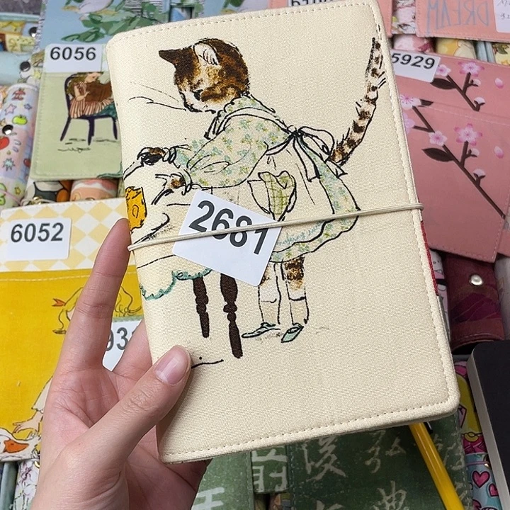 织绣A6活页不带纸2681