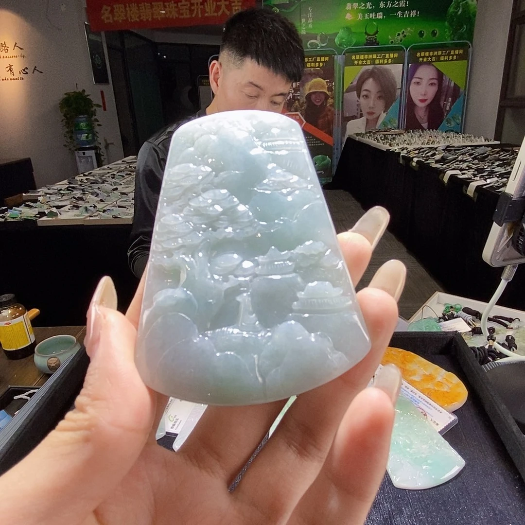颈饰未镶嵌翡翠翡翠