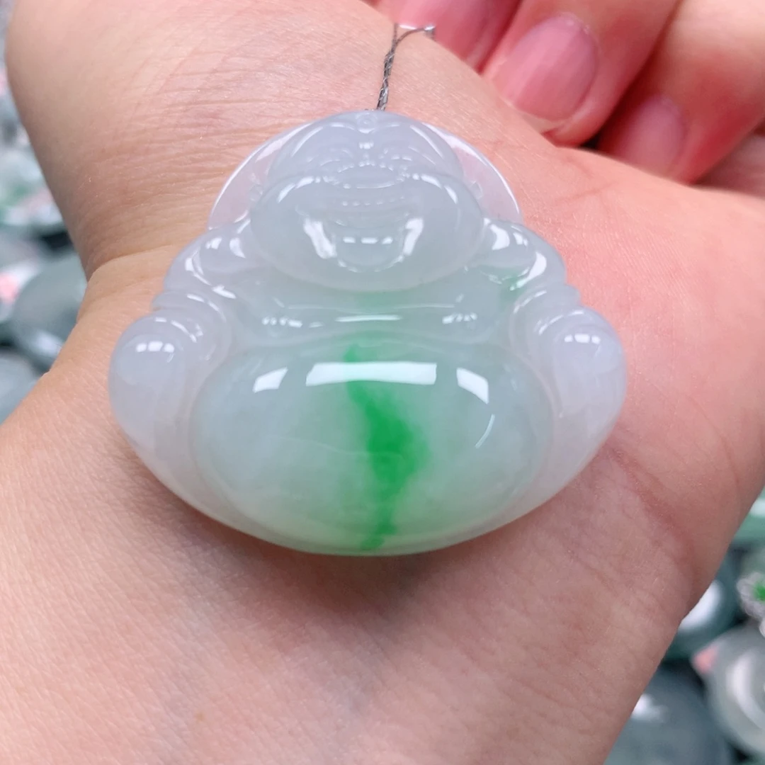 颈饰未镶嵌翡翠天然翡翠
