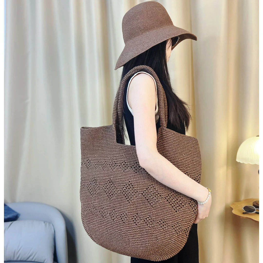 手提包小清新全包围式欧美风草编包编织包韩版手工编织包包