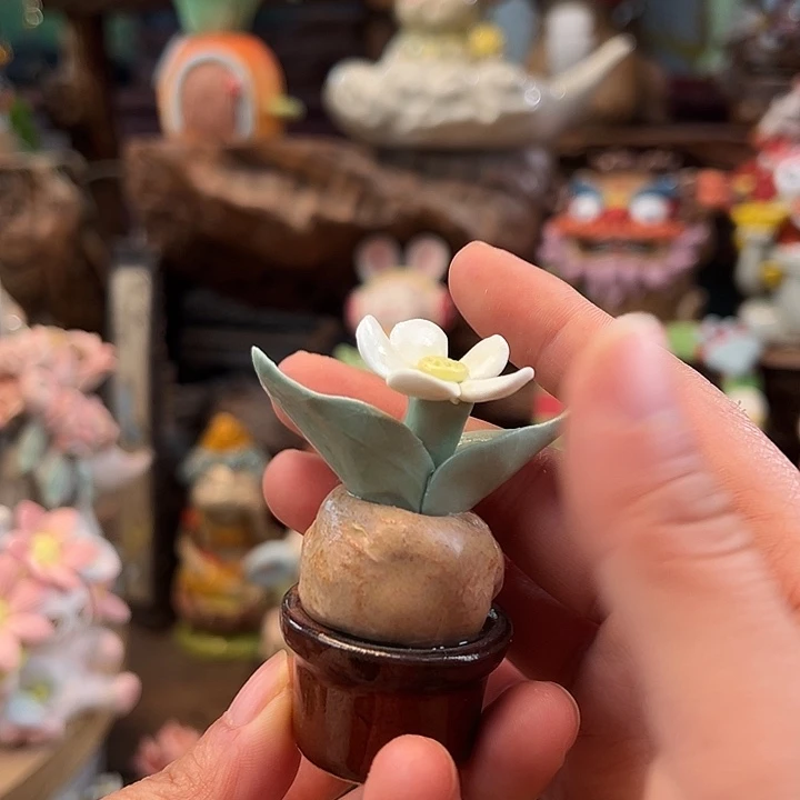 悠***草陶摆件小镇青花每日有新品