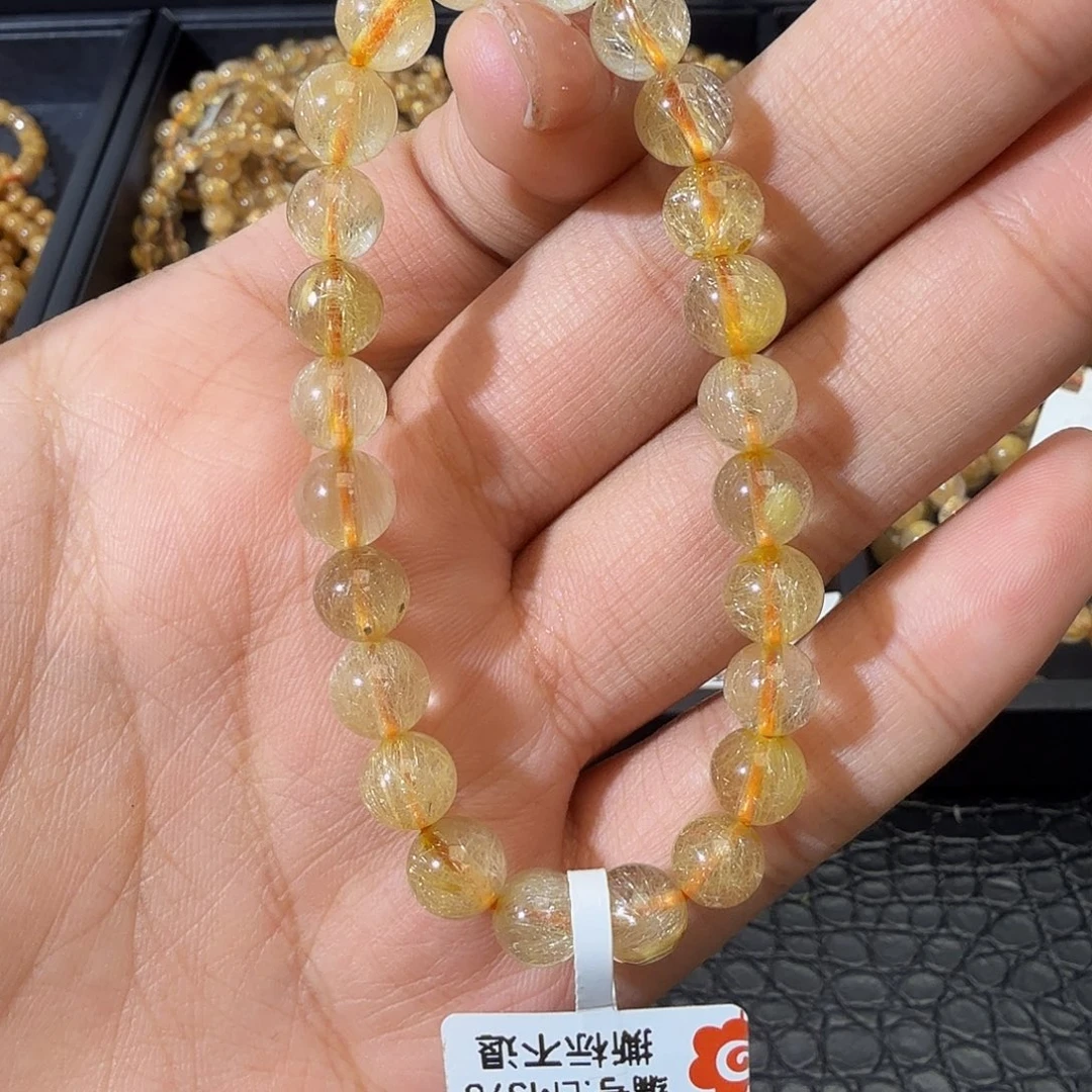 未镶嵌手链发晶天然金发晶