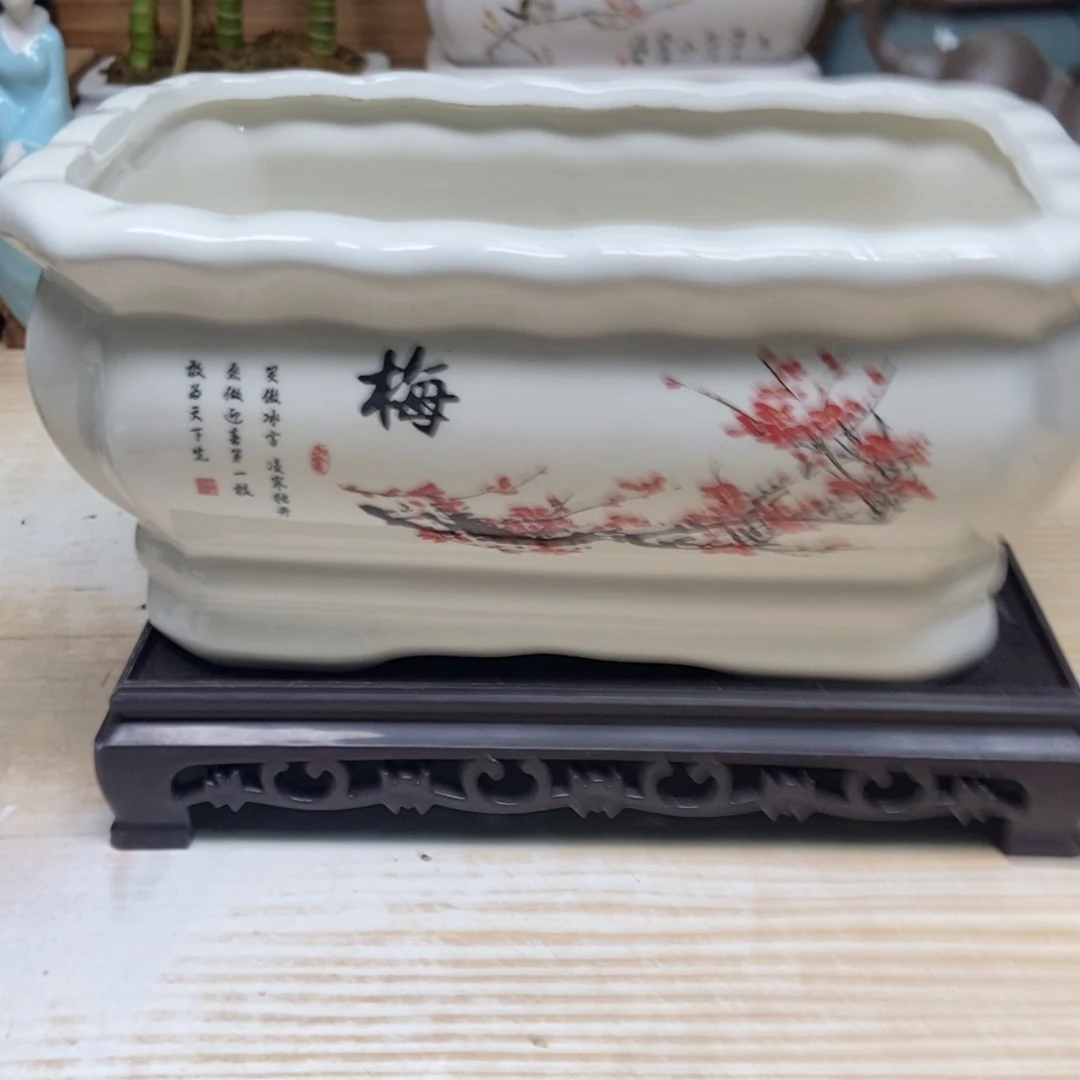 瓷片陶瓷花盆陶瓷艺术