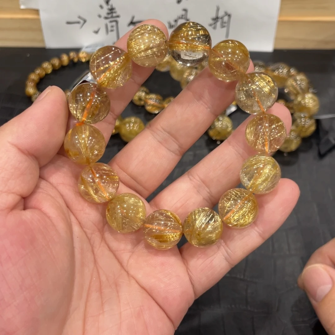 水晶手链未镶嵌aaa036钛晶