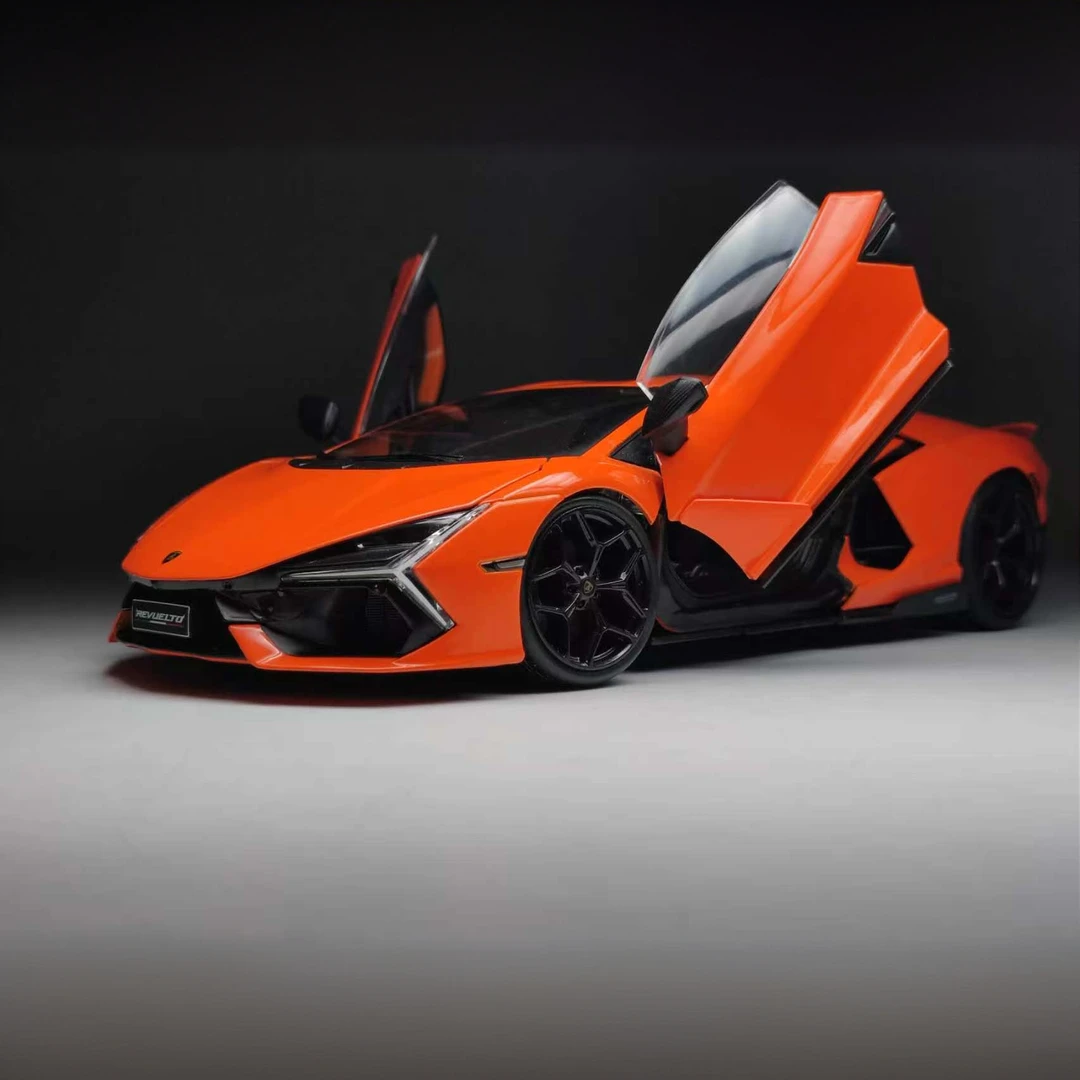 兰博基尼Revuelto 正版授权1:18合金全开汽车模型礼品珍藏摆件