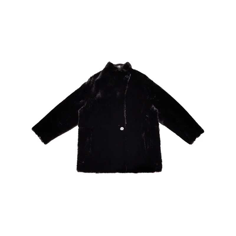 【U.M】岁月静好原皮原毛皮毛一体立领大衣皮草保暖两面穿