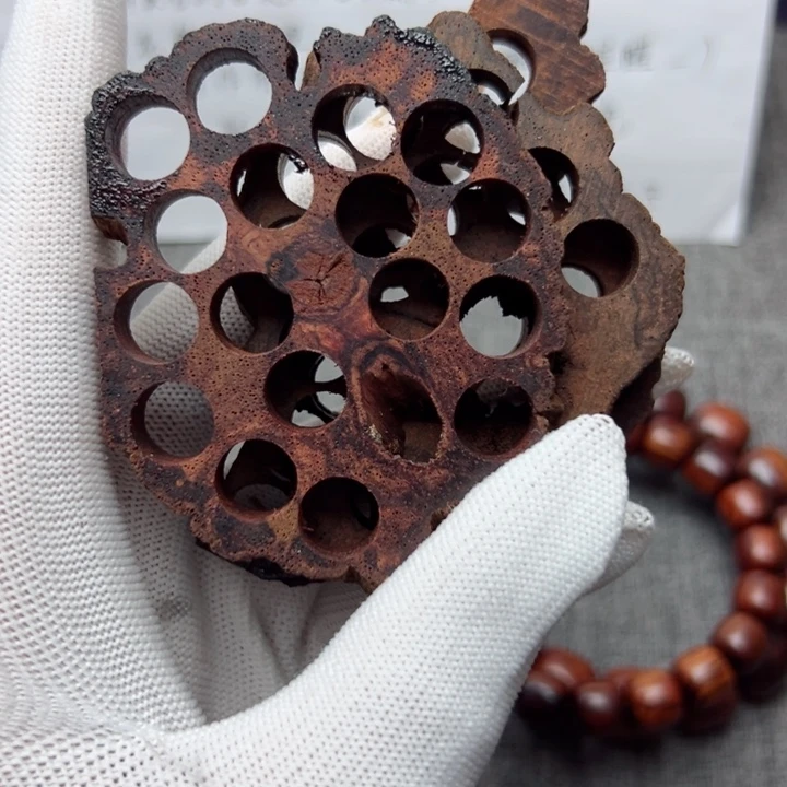 木海南红降藕片一片