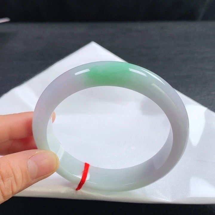 翡翠未镶嵌手镯61圈