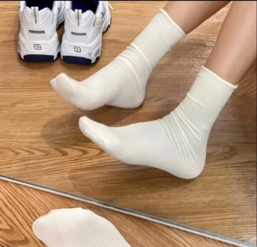 冰冰袜  女短款 夏季薄款堆堆袜