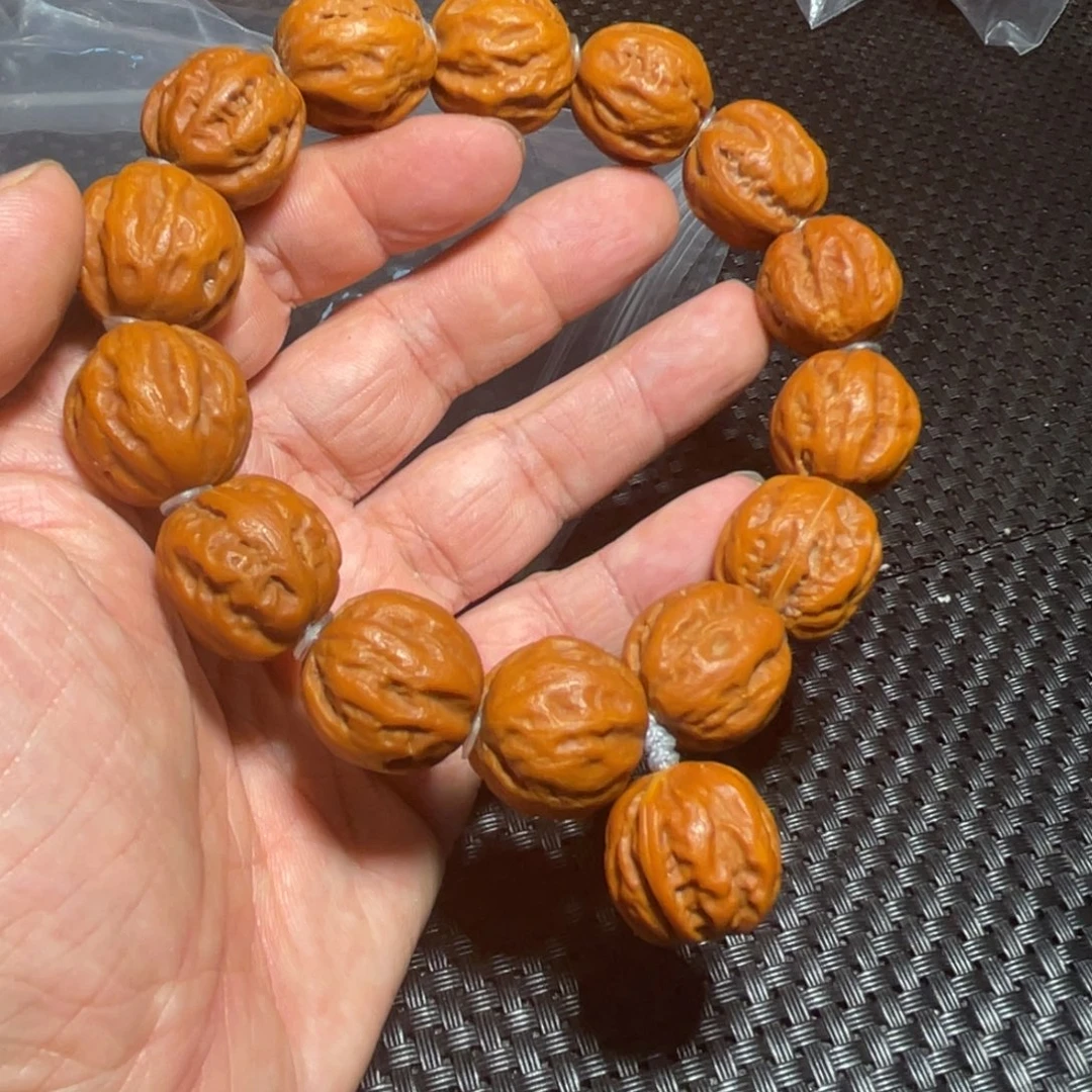 手串文玩核桃脊肉纹蛤蟆头20
