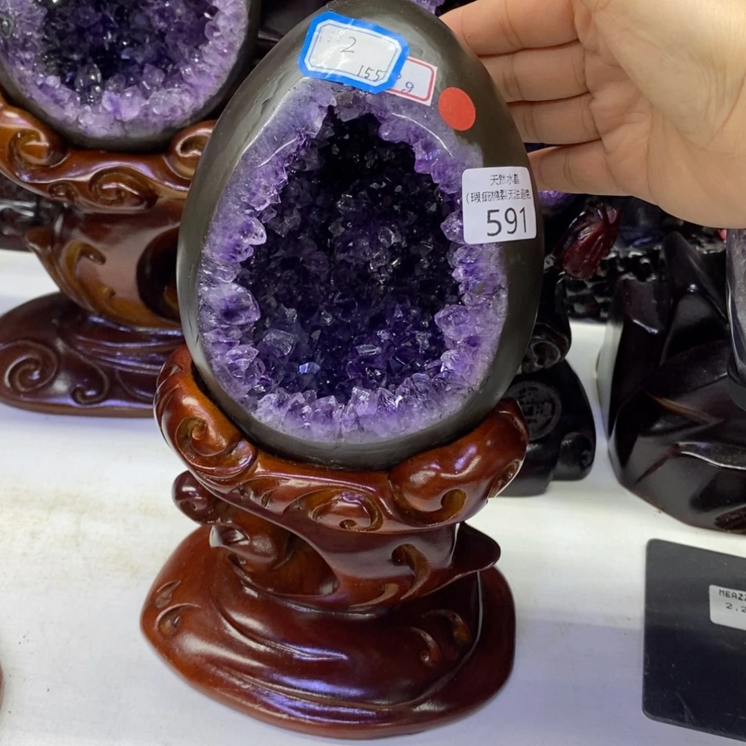 紫晶未镶嵌大型摆件（非配饰）莹