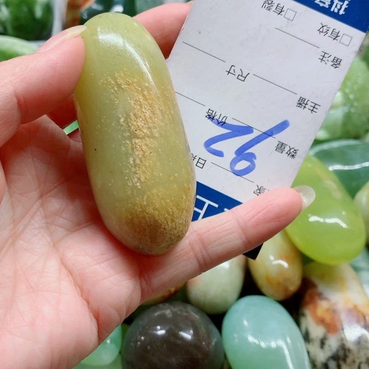蛇纹石玉未镶嵌手把件