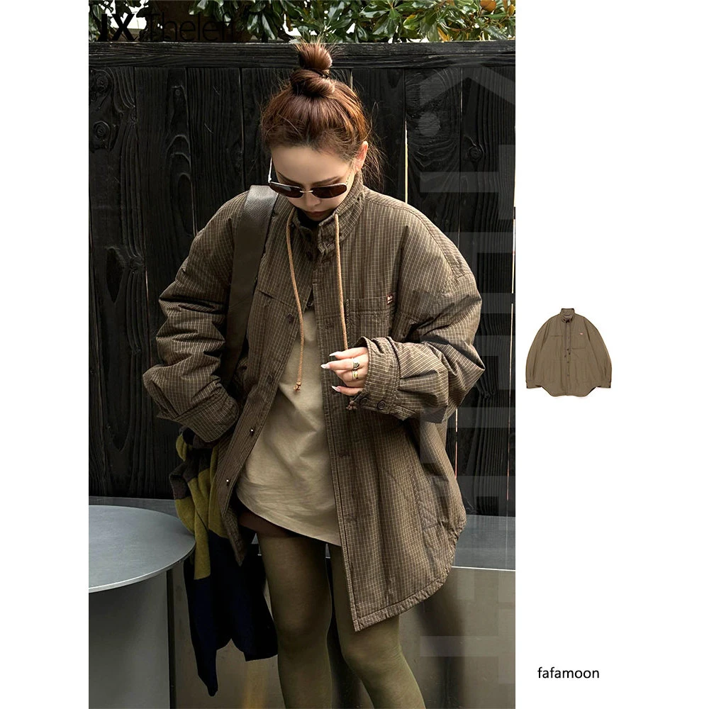 fafamoon 设计师品牌 小翻领衬衫棉服短外套 IX买手店