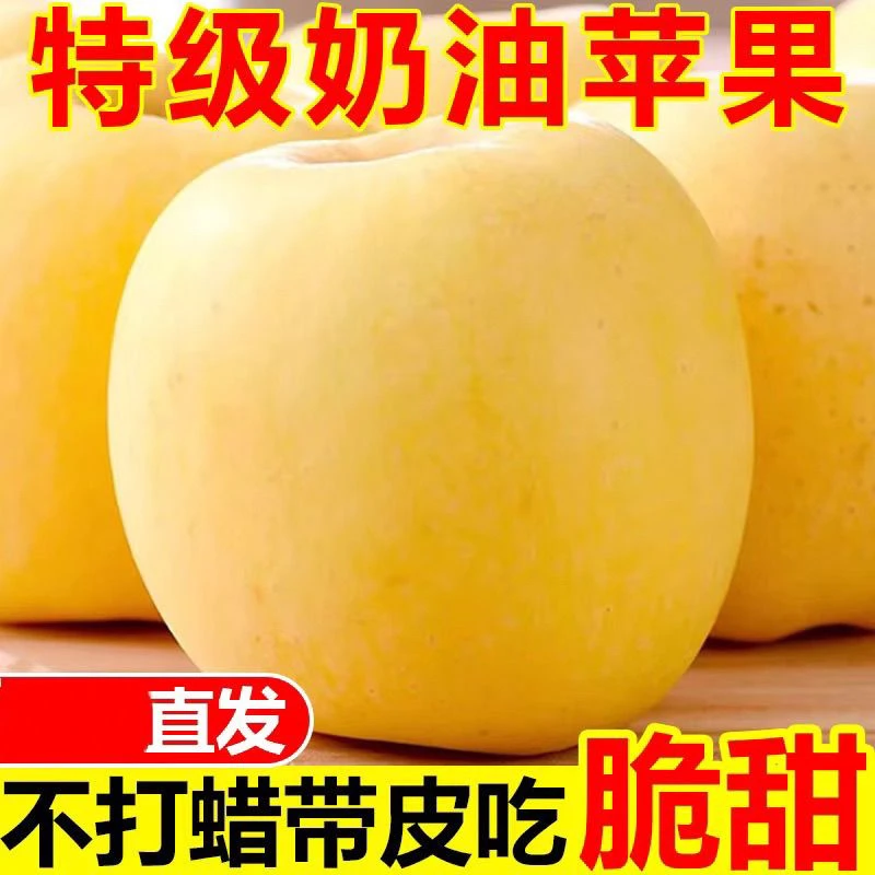 【顺丰包邮】甘肃天水奶油富士黄金帅高山种植新鲜软糯香甜汁水大