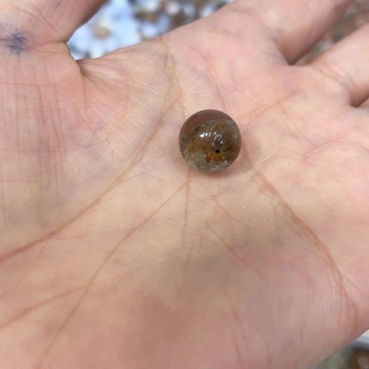 水晶手链未镶嵌中**?幽灵单珠