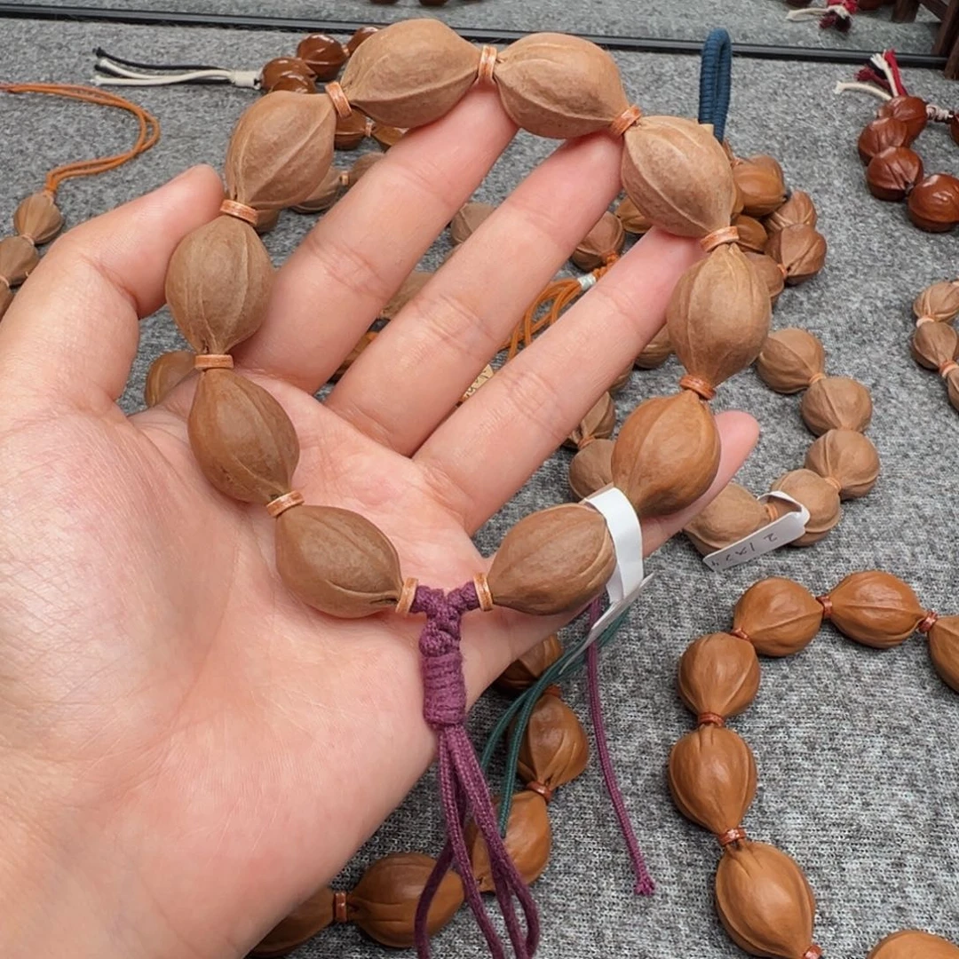 橄榄核手串梅林铁核1724素串鲨鱼背