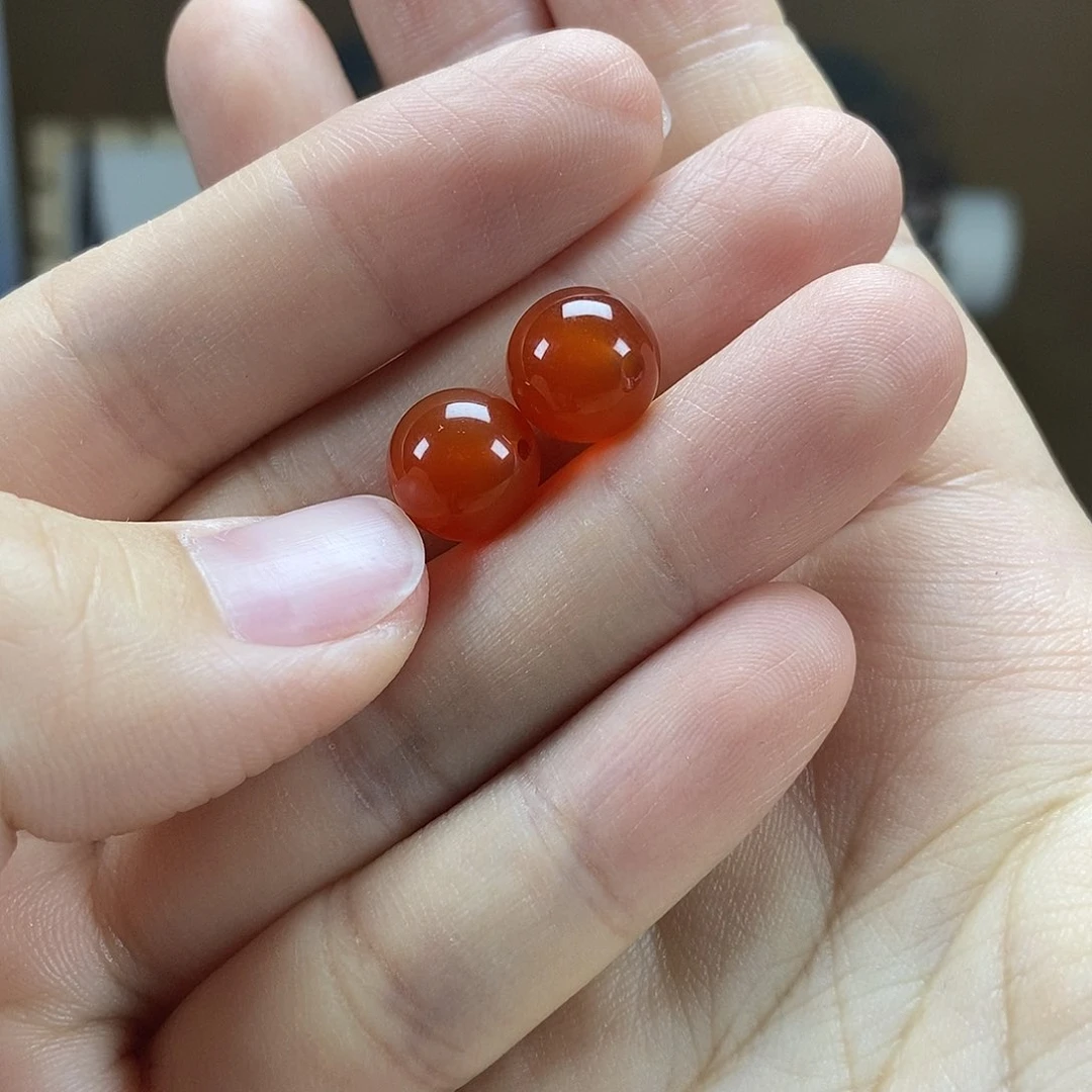 懒***散珠玛瑙/玉髓糖球