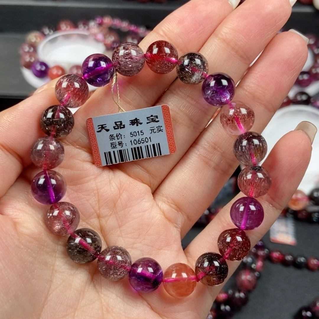 水晶未镶嵌手链超七106501