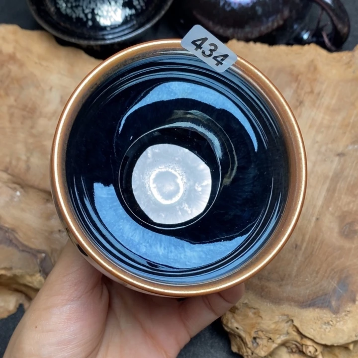 茶盏建窑建盏主人杯434微瑕