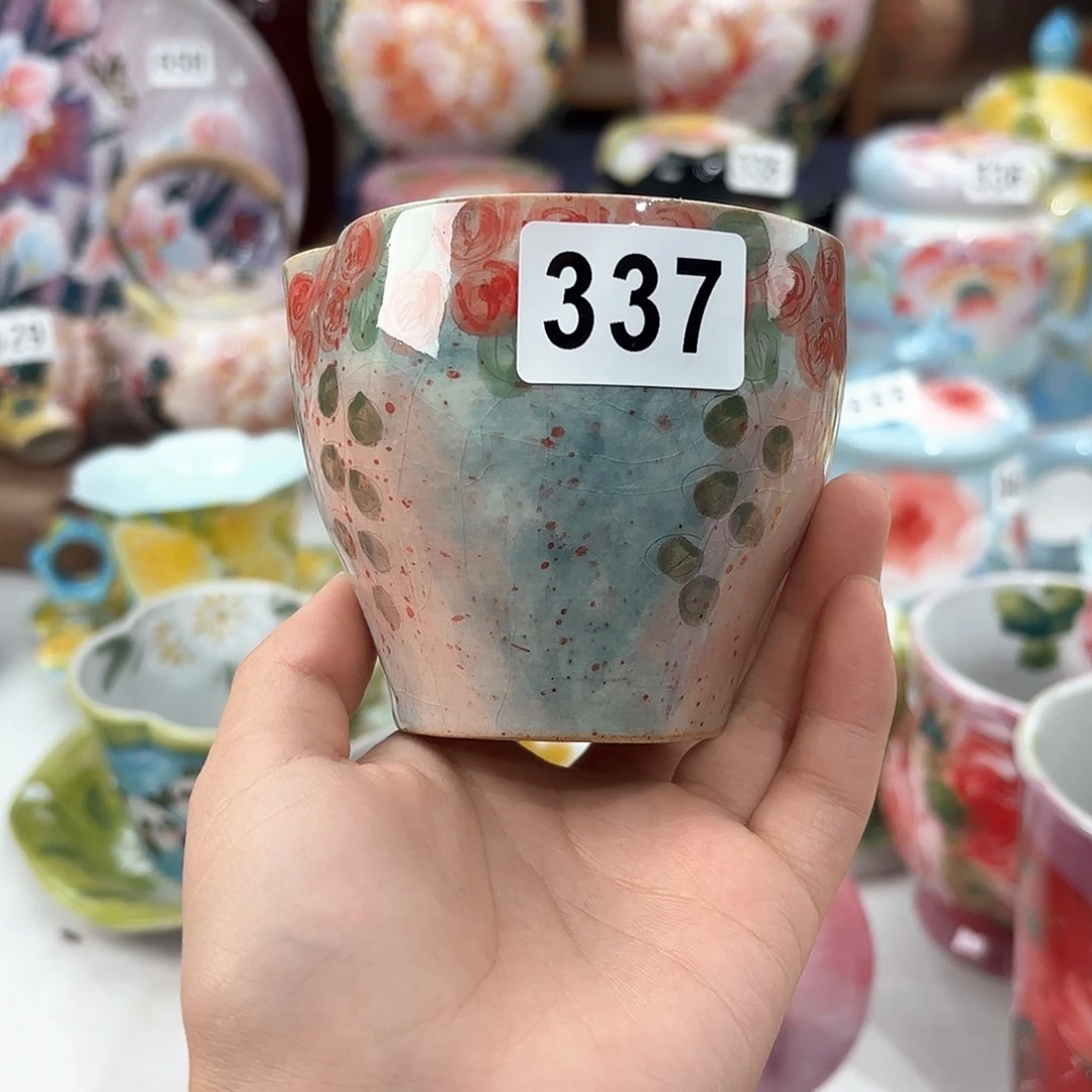景德镇手绘高温釉下彩陶瓷茶具