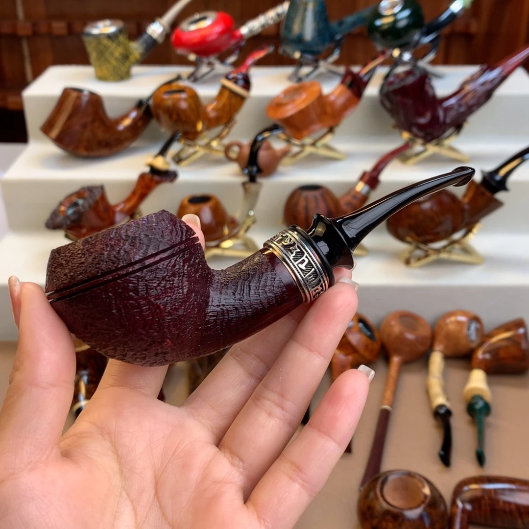 奶***狸高品质石楠木烟斗