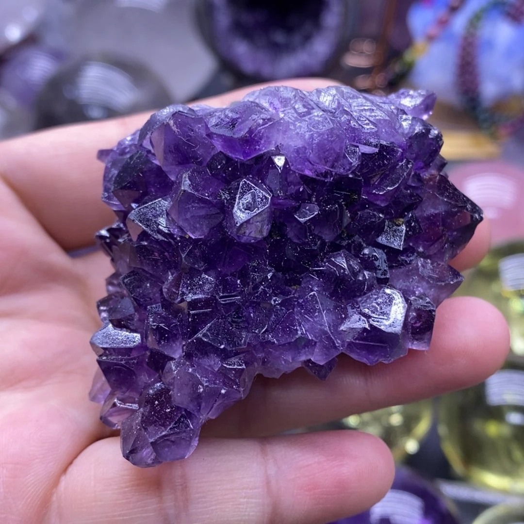 未镶嵌珠宝半成品水晶6154紫水晶