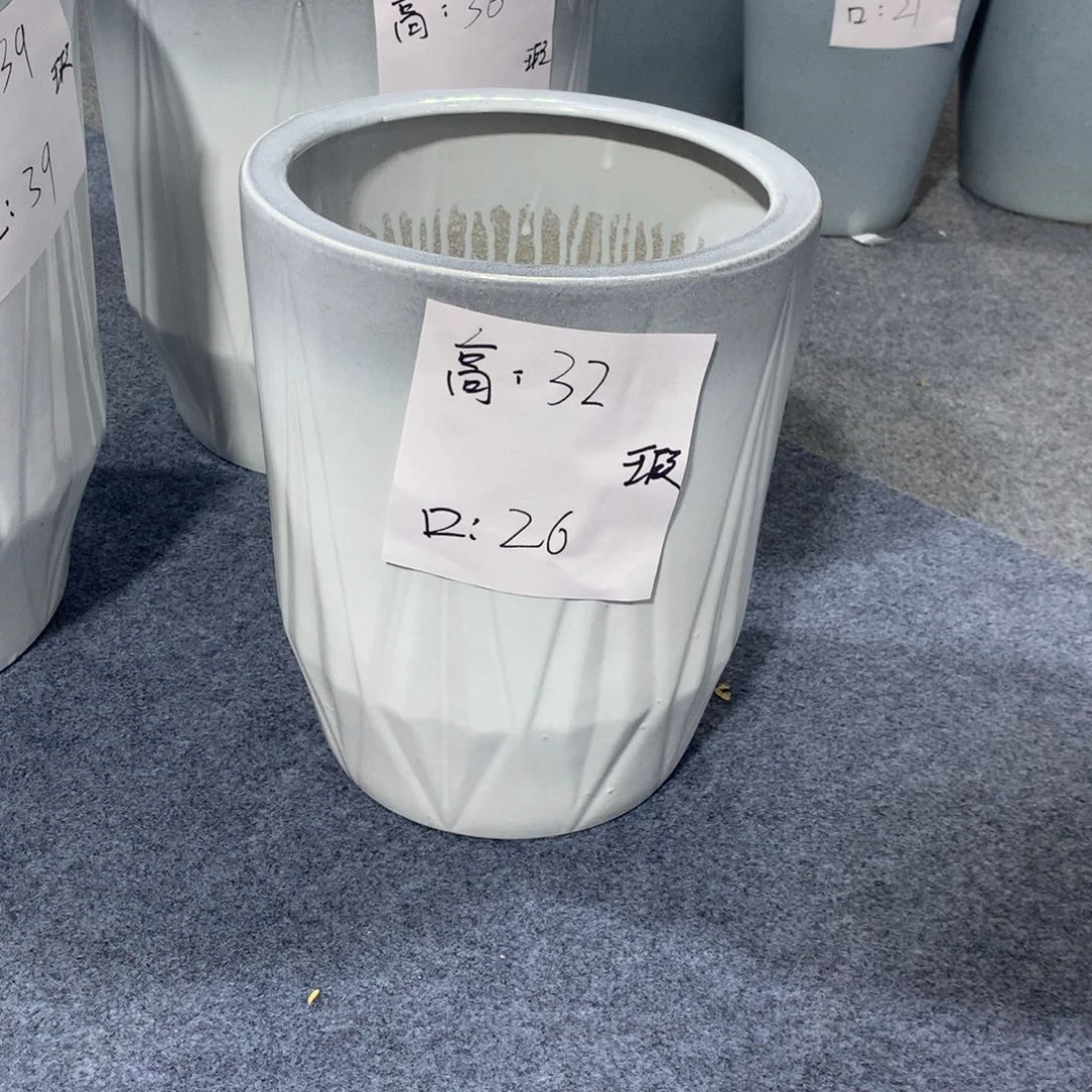 高温陶瓷花盆微瑕