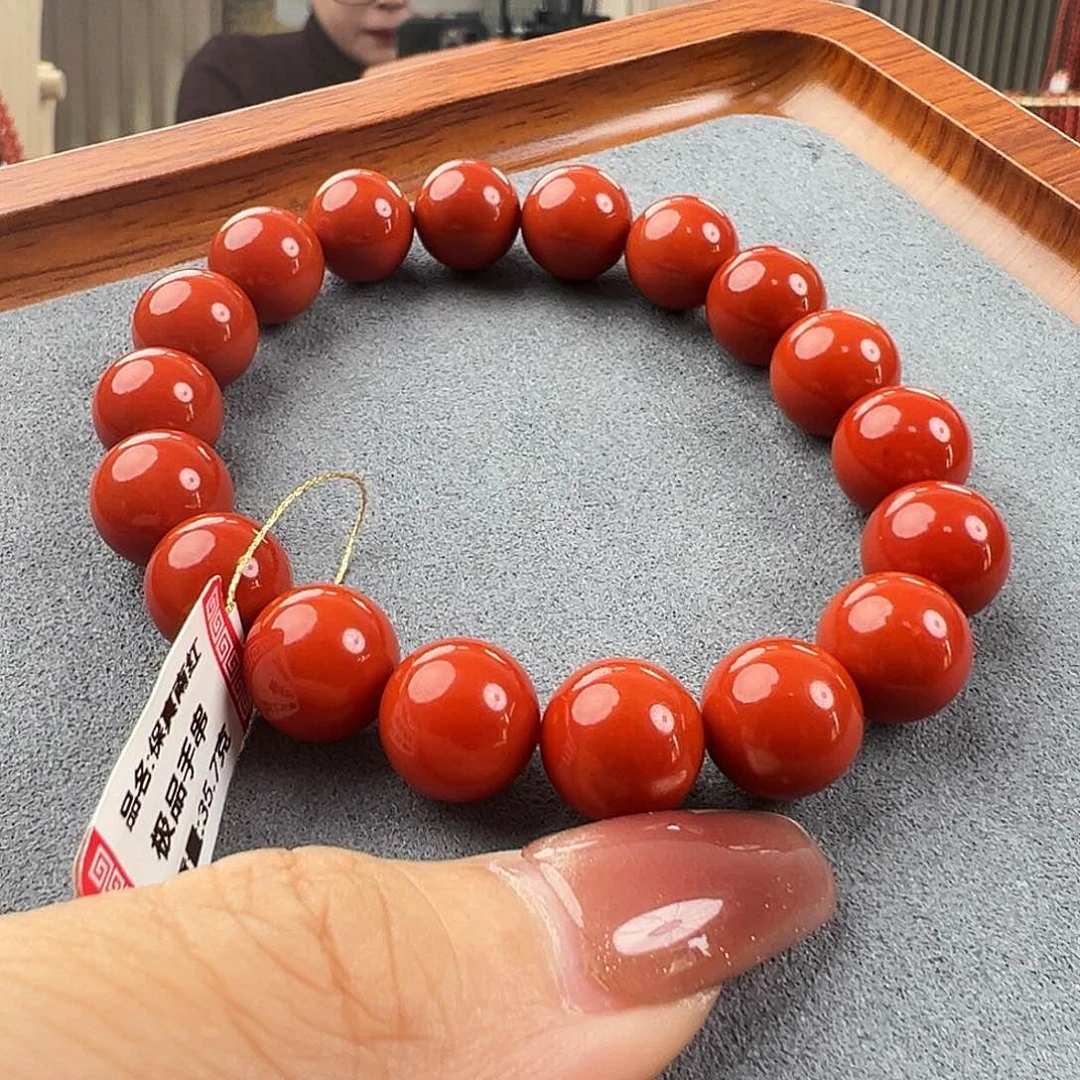 南红玛瑙手串未镶嵌