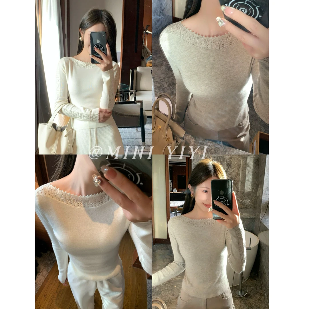 【镂空美学】<YiYiii>小个子时尚气质上衣高级感显瘦针织衫