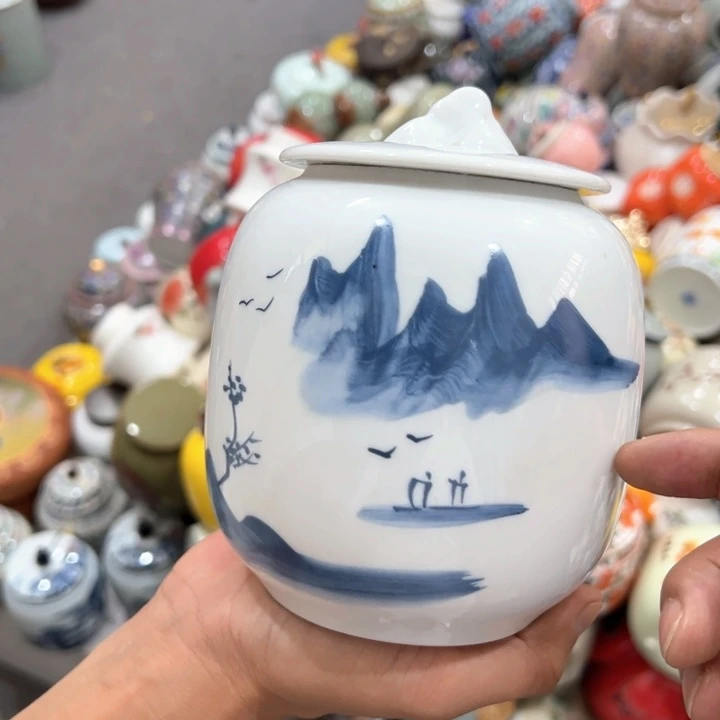 瑕疵福利品陶瓷茶叶罐