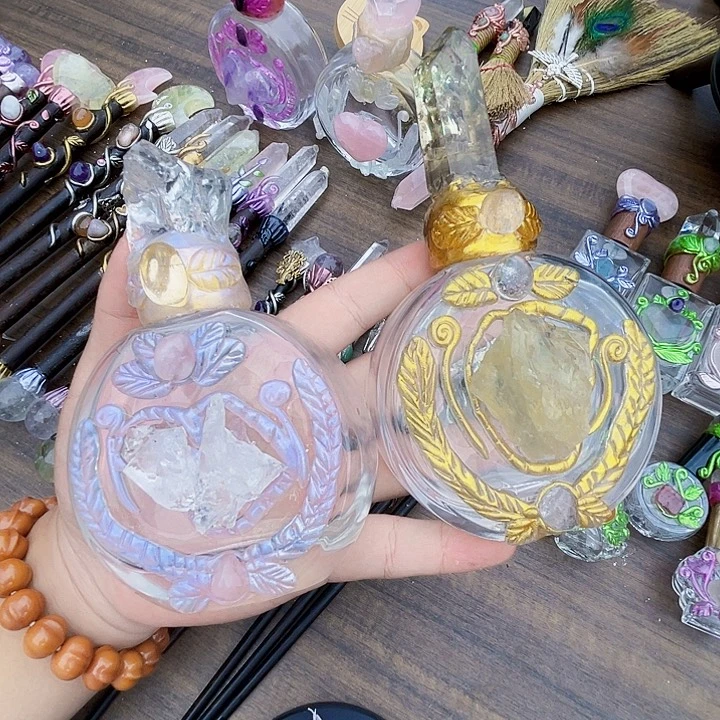 阿****未镶嵌珠宝半成品水晶水晶