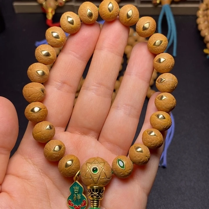 手串凤眼菩提铜眼12+手串