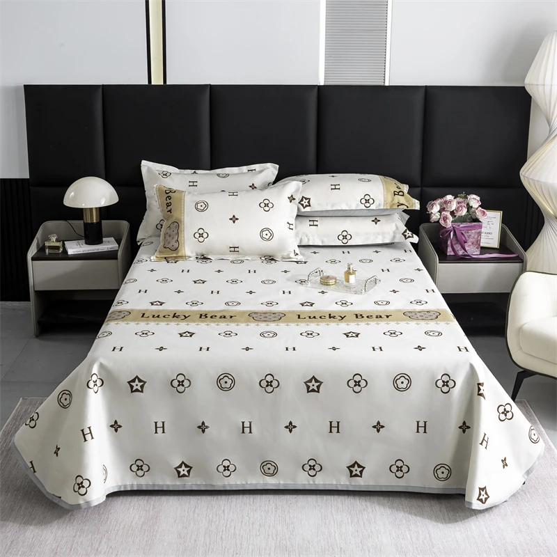 2025居家好物欧式冰丝凉席三件套夏洛特床单枕套三件套QT112