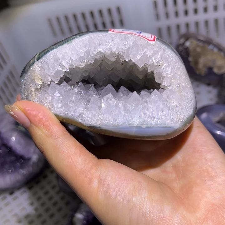 水晶发饰未镶嵌白晶开口笑