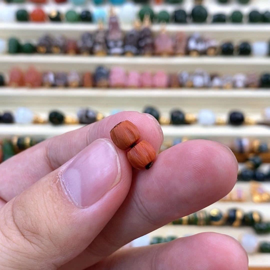 南红玛瑙未镶嵌颈饰隔珠