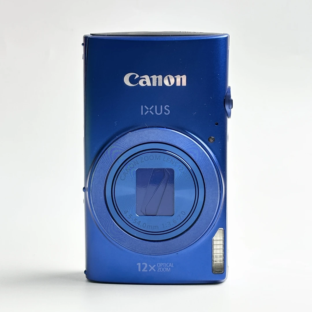 95新 Canon/佳能 ixus170蓝色2000w像素12倍光学变焦ccd相机