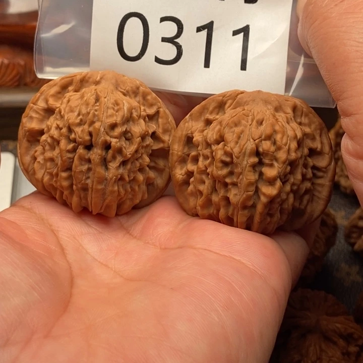 吊坠文玩核桃四座楼全品45
