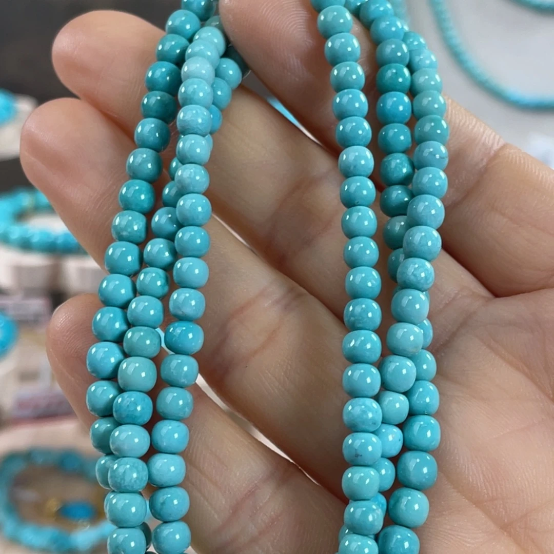 绿松石未镶嵌套链精品108