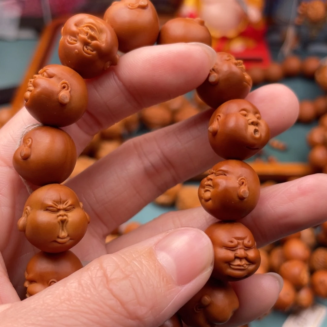 橄榄核吊坠1.6百态手串