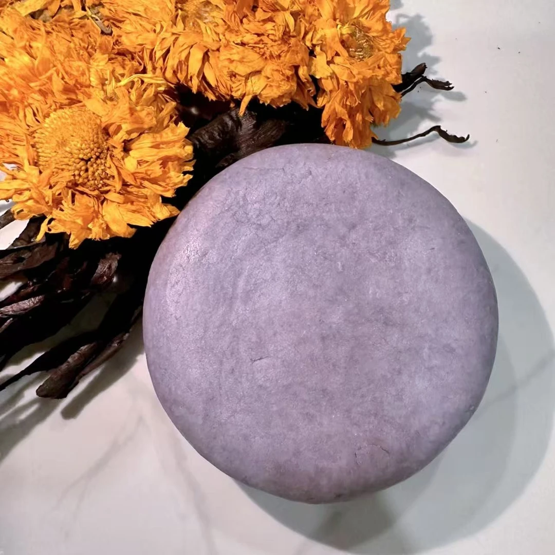 （油dou肌）紫草金盏花洗脸沐浴手工冷制皂