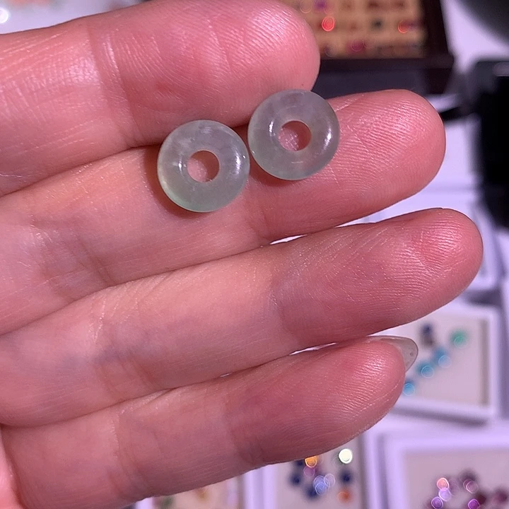 翡翠散珠翡翠A货天然