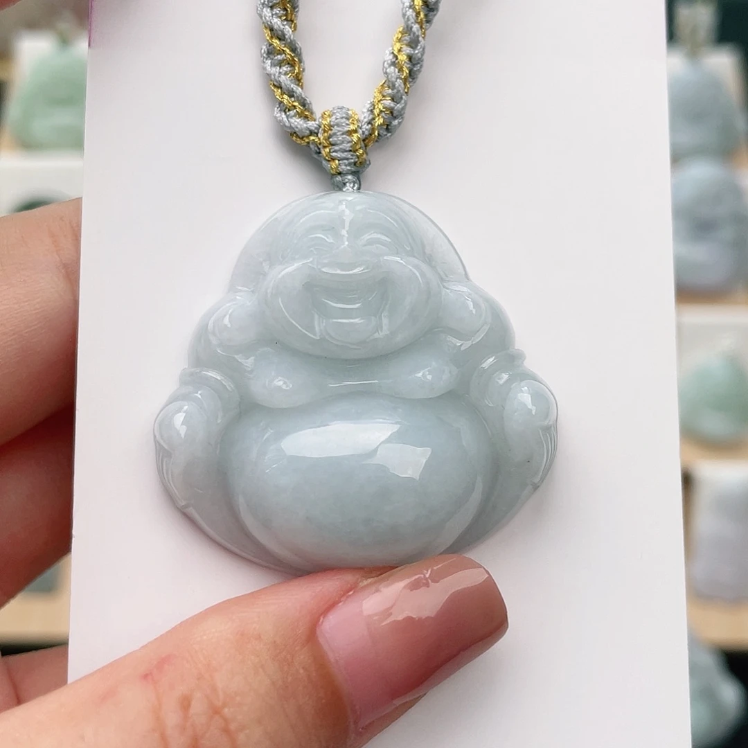 颈饰未镶嵌翡翠佛公