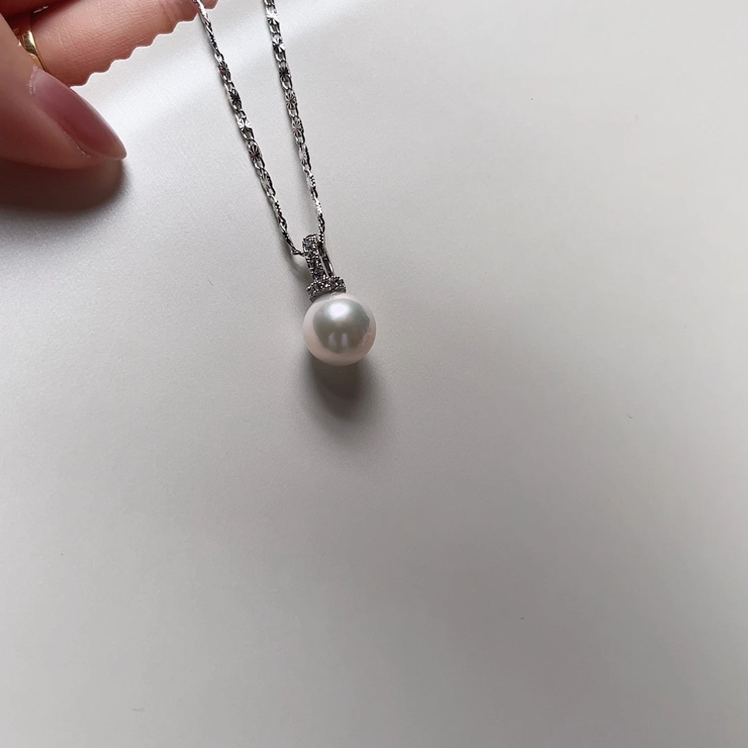合金淡水珍珠颈饰