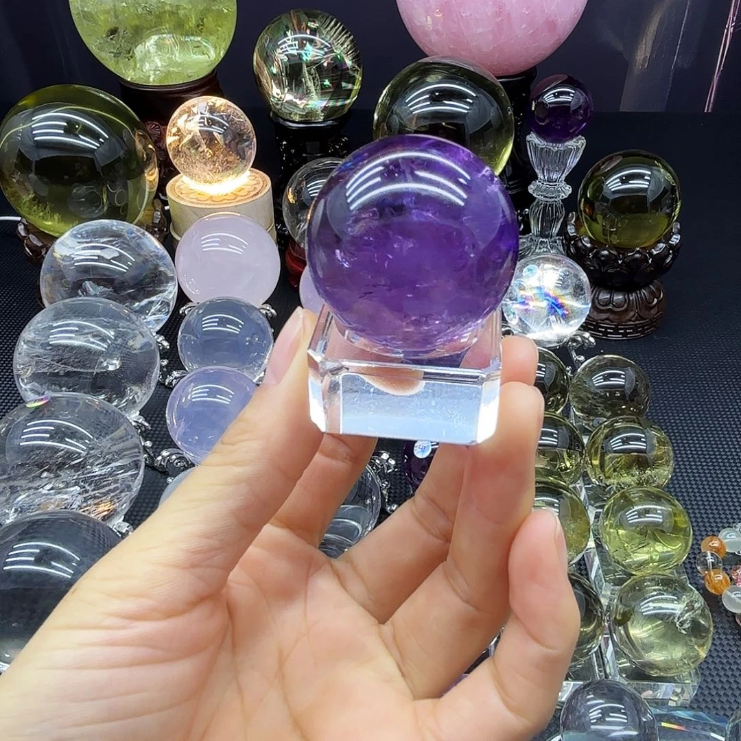 瑶***桥水晶未镶嵌摆件3.8公分