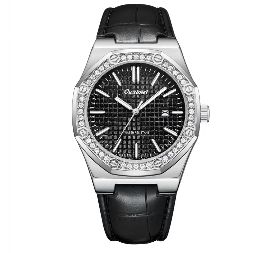 【21号】欧西美新款男士新款潮流气质百搭个性防水男款腕表-夏