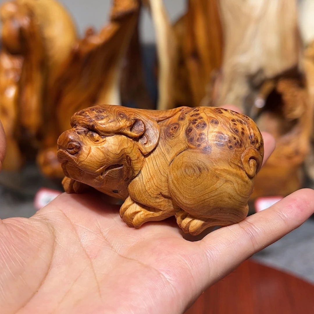 柏木崖柏木手把件摆件