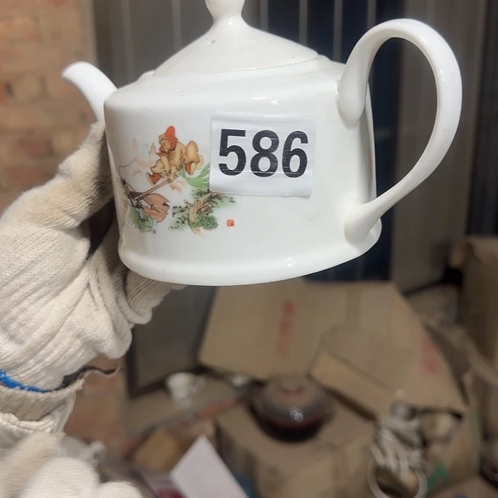 库存瓷片多空茶壶