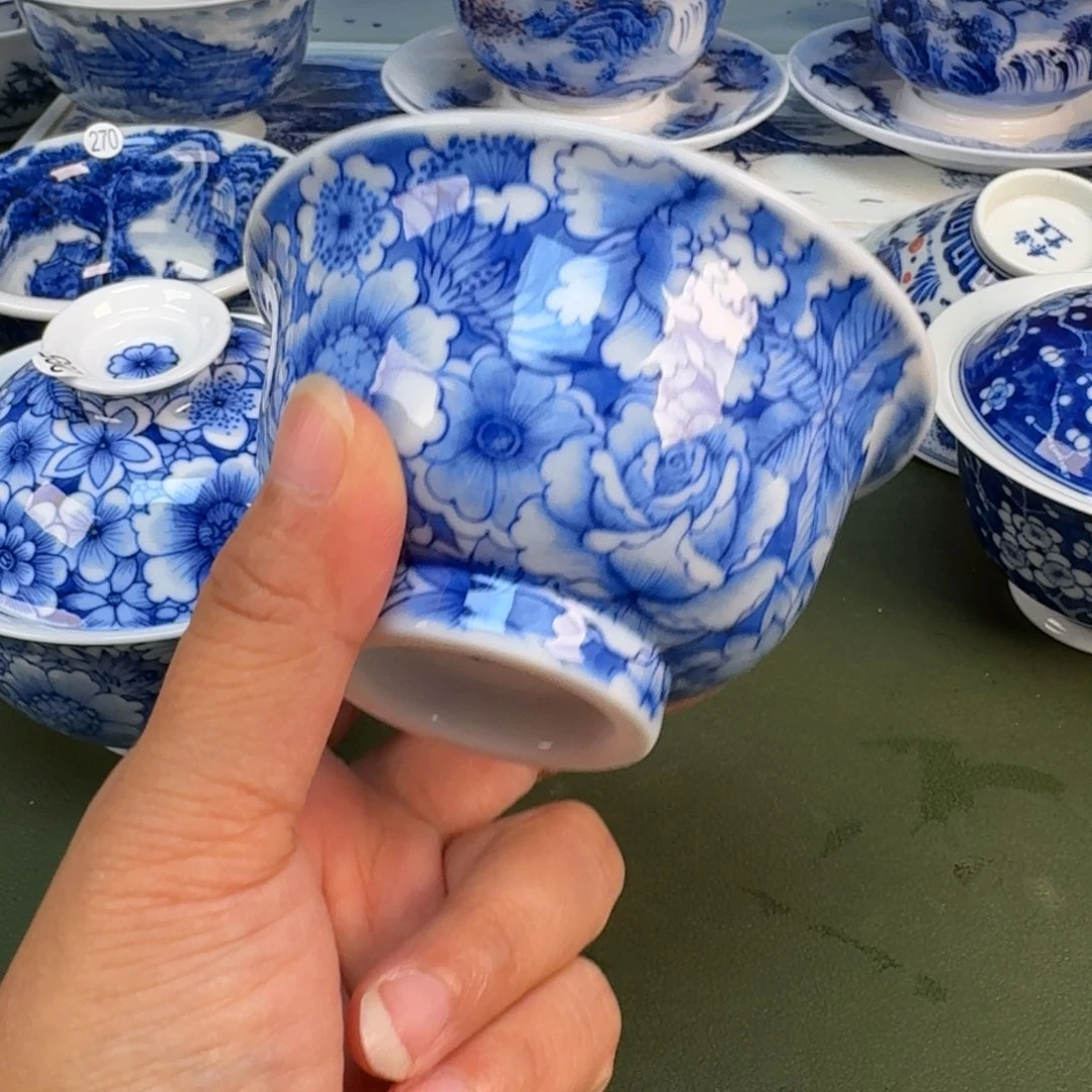 景德镇纯手绘茶具圆圆272