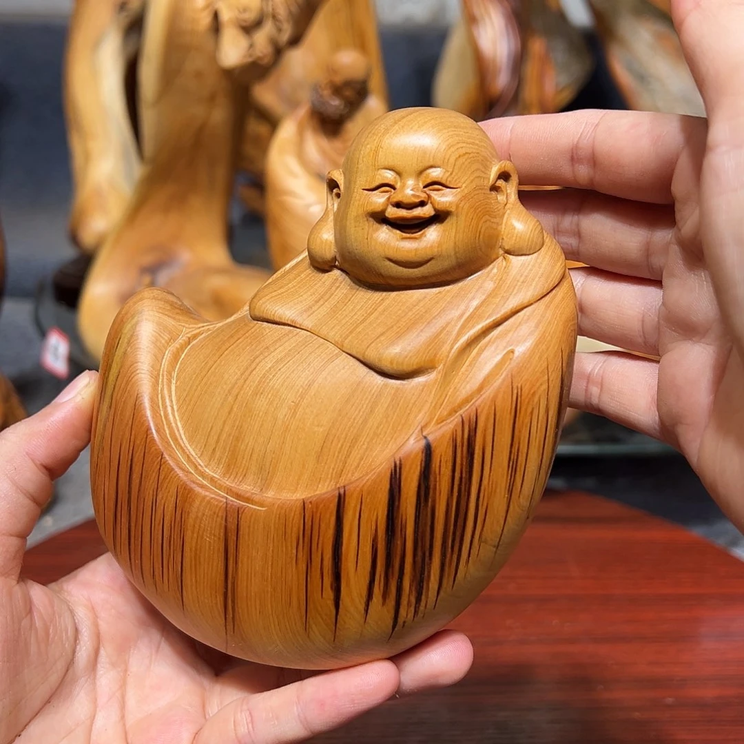 柏木崖柏木手把件摆件
