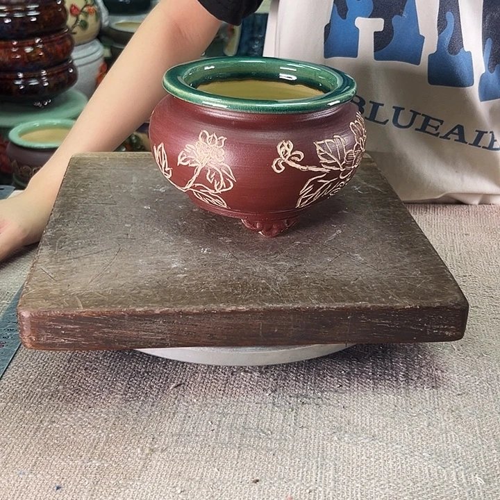 泳坤堂石湾盆陶瓷